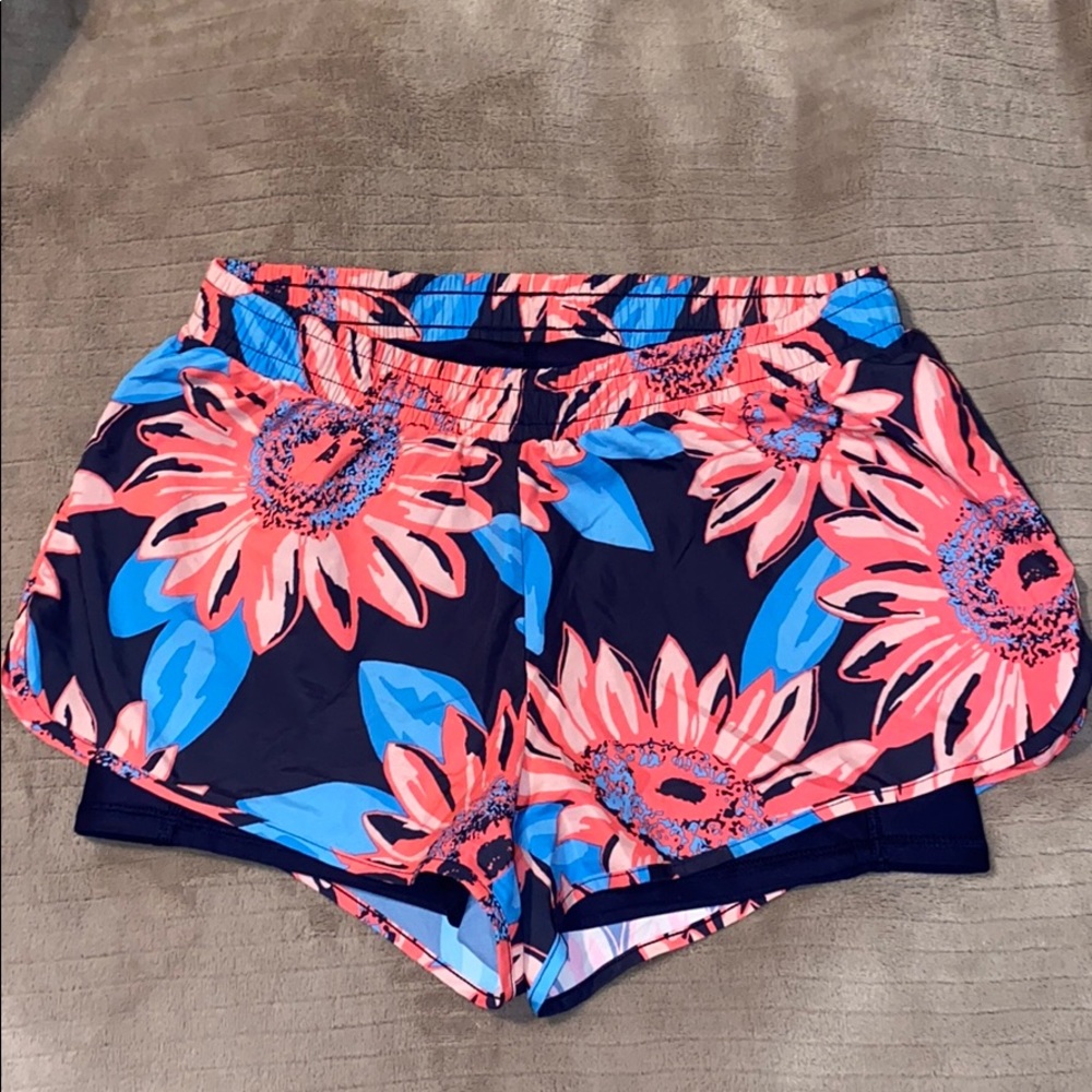 Aerie Floral Atheltic Shorts